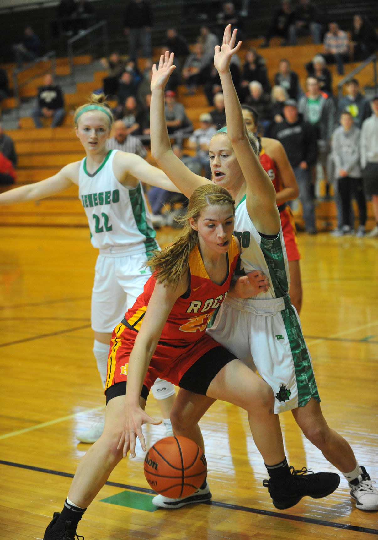 Rock Island vs Geneseo girls basketball at Geneseo.